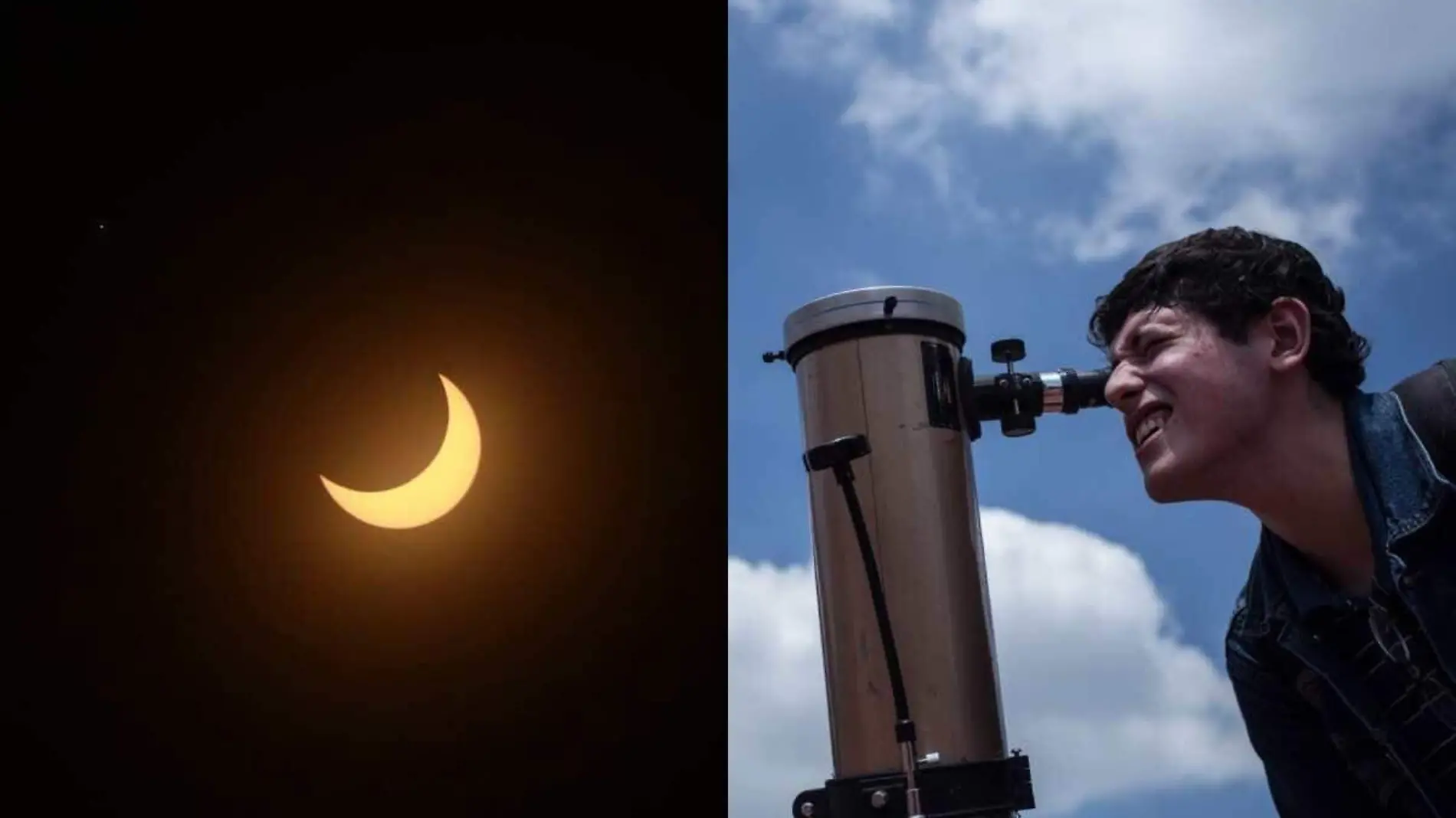 Telescopios con filtros especiales eclipse